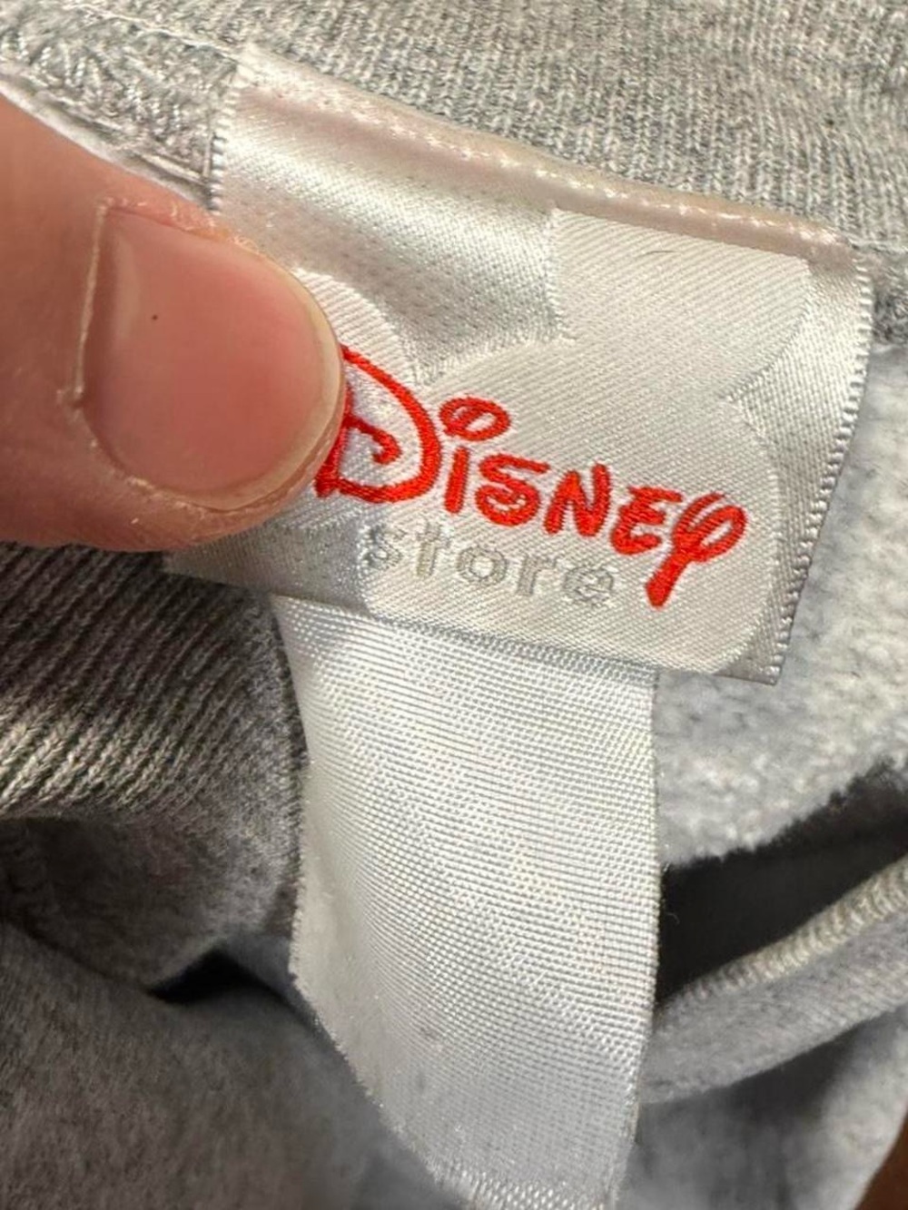 Y2K Disney I Heart NY Mickey Mouse Boxy Grey Crewneck - Picture 3 of 3